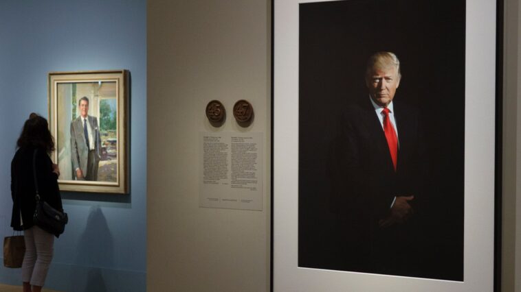smithsonian-replaces-trump-portrait-display,-strips-jan.-6-and-impeachment-references-from-accompanying-text