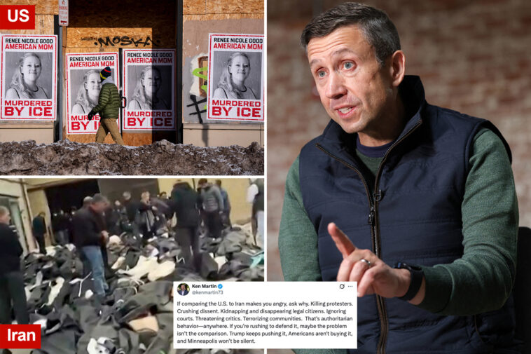 dnc-chair-ken-martin-disturbingly-compares-us-to-iran,-claims-trump-admin-is-‘killing-protesters’