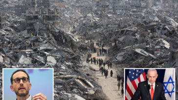 leather-clad-dem-buckles-to-anti-israel-hecklers,-calls-gaza-‘genocide’