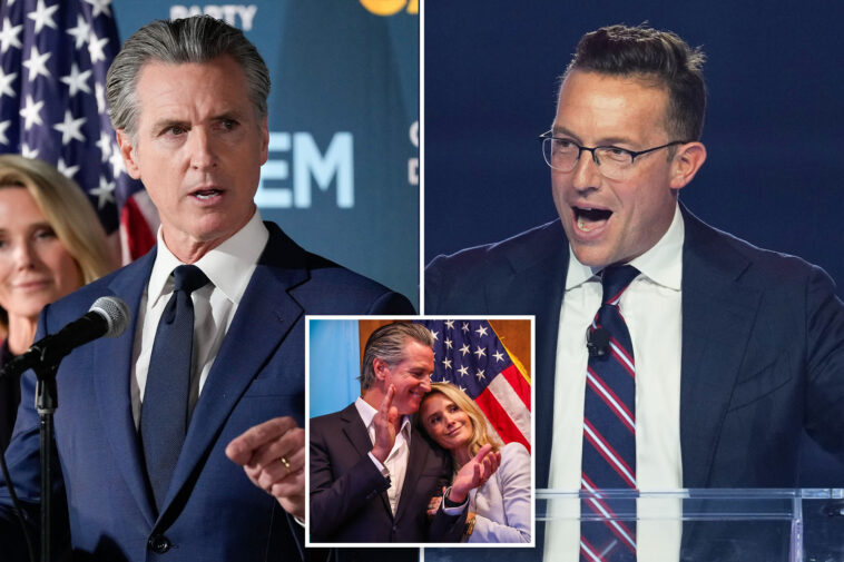 newsom’s-outrageous-grindr-joke-slammed-after-accusing-influencer-benny-johnson-of-infidelity:-‘gavin,-you-cheated-on-your-wife’