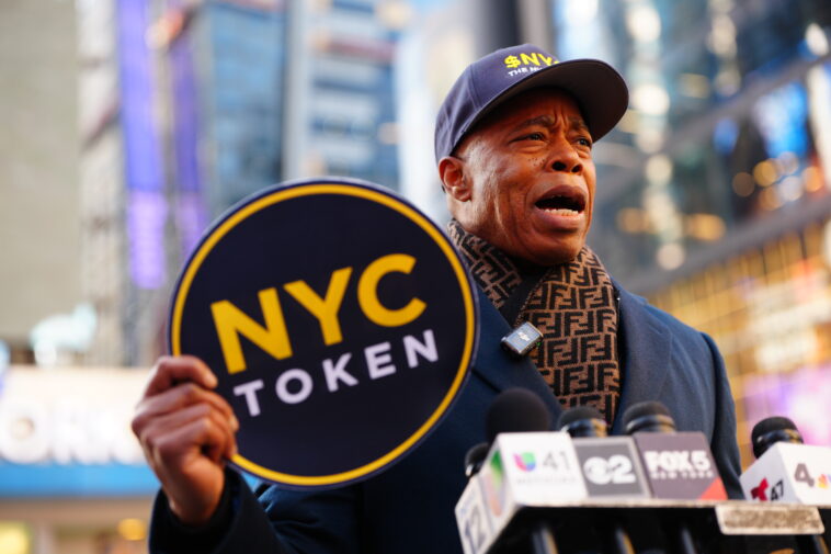 former-nyc-mayor-eric-adams-unveils-‘nyctoken’-cryptocurrency-he-claims-will-fight-antisemitism