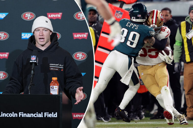 christian-mccaffrey-laments-loss-of-george-kittle:-‘heart-and-soul-of-this-team’