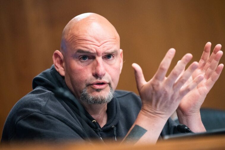fetterman-breaks-party-lines-to-back-us.-intervention-in-iran