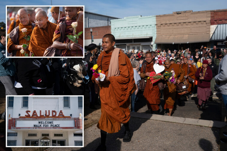 buddhist-monks-walking-2,300-miles-from-texas-to-dc-go-viral-with-1m-plus-social-media-followers