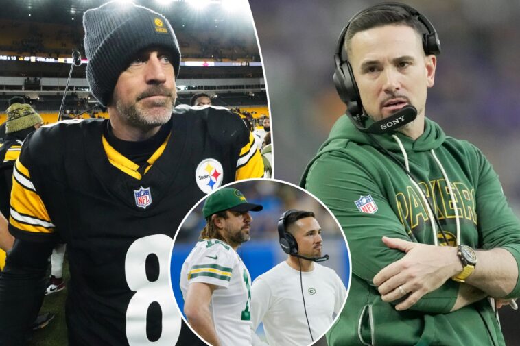 the-aaron-rodgers-praise-that-left-matt-lafleur-‘speechless’-with-packers-future-in-jeopardy