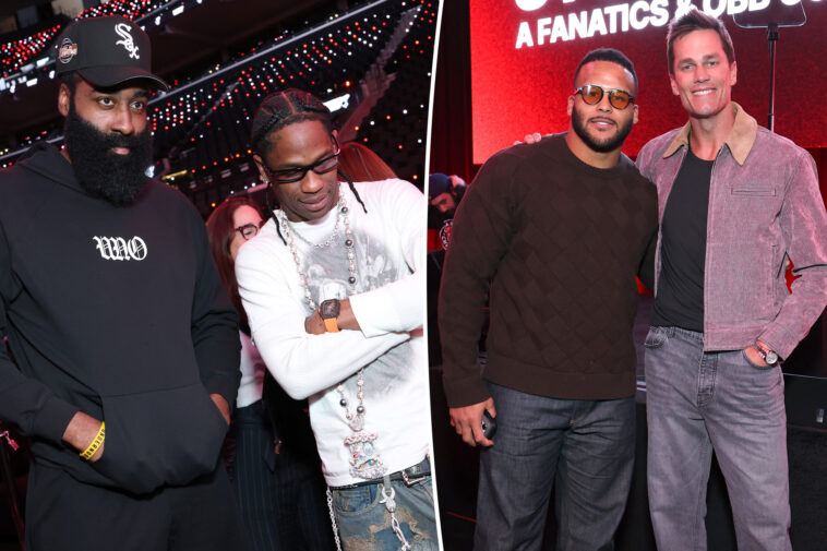 mookie-betts,-aaron-donald,-james-harden-party-with-tom-brady-at-star-studded-event-in-los-angeles