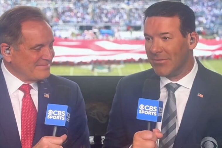 tony-romo’s-response-to-bills-jaguars-playoff-broadcast-criticism-includes-health-defense
