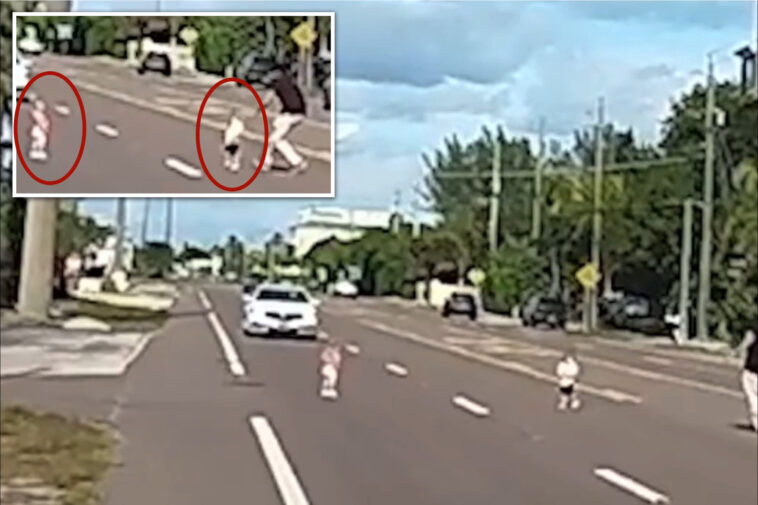 ‘terrified’-stranger-rescues-pair-of-toddlers-who-wandered-onto-busy-florida-roadway:-video