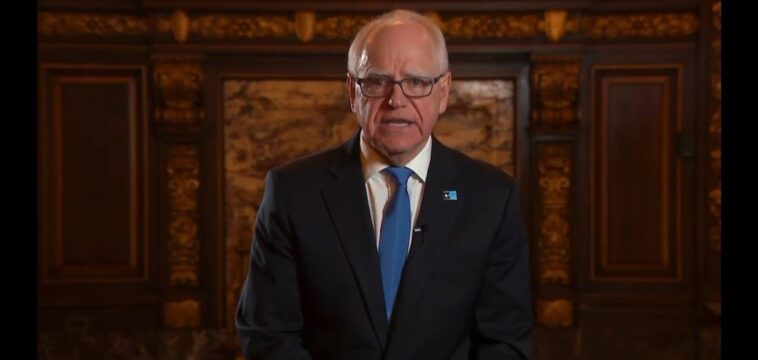 tim-walz’s-primetime-address-marred-by-audio-issues-as-he-urges-minnesotans-to-stalk,-harass-and-record-ice-agents-so-they-can-be-prosecuted-(video)