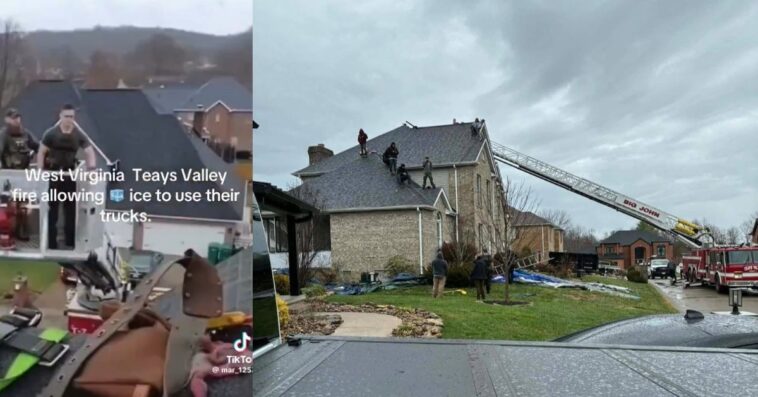 must-watch:-west-virginia-fire-department-receiving-death-threats-after-loaning-ice-a-truck-to-nab-illegal-aliens-on-a-roof