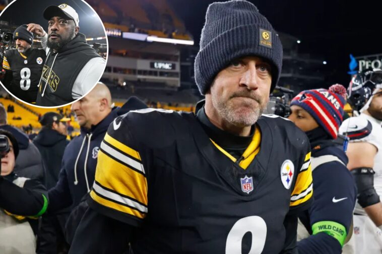 aaron-rodgers’-tearful-response-to-mike-tomlin-after-coach-stepped-down