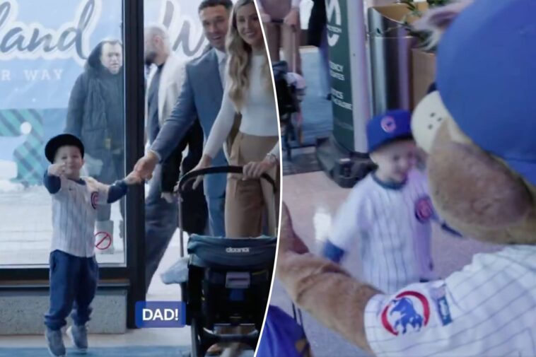 alex-bregman’s-son-goes-wild-meeting-cubs-mascot-in-adorable-scene