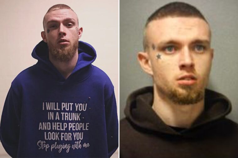 texas-fugitive-wears-‘i-will-put-you-in-the-trunk’-sweatshirt-as-he’s-arrested-in-connection-with-woman’s-‘suspicious’-death