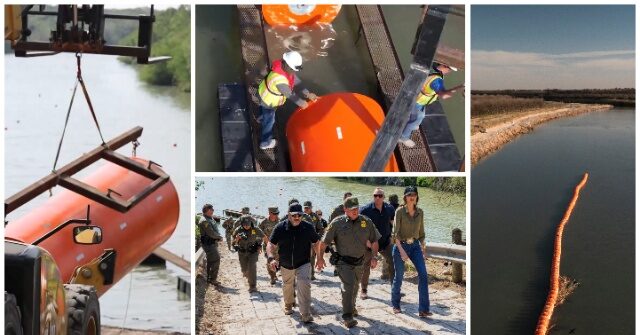 watch:-dhs-adopts-abbott’s-strategy,-deploying-500+-miles-of-federal-buoy-barriers-along-texas-mexico-border