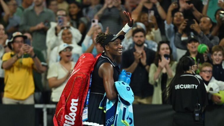 venus-makes-aussie-open-history,-falters-in-loss