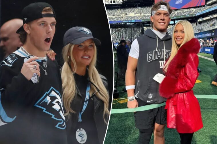 jaxson-dart-and-girlfriend-marissa-ayers-enjoy-nhl-date-night-after-seismic-giants-week