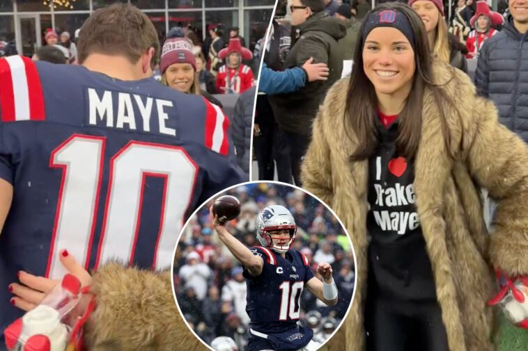 drake-maye-embraces-wife-in-snowy-scene-before-patriots-texans-playoff-clash