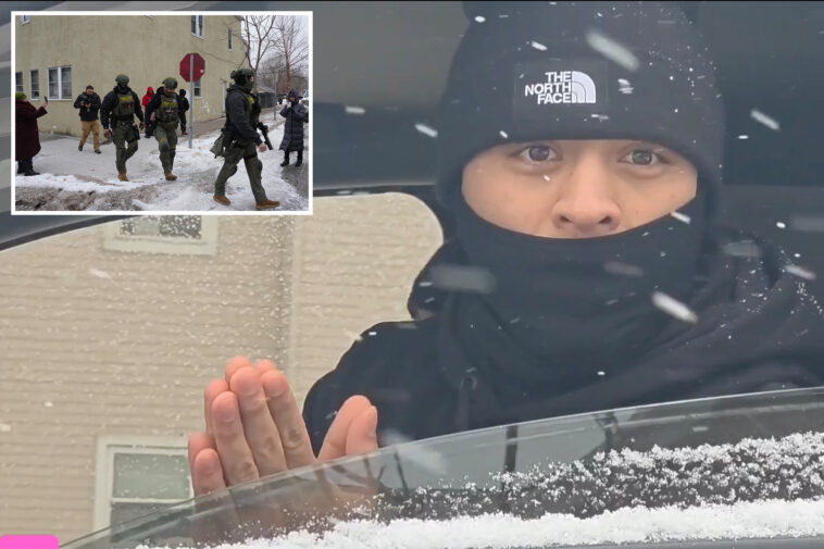 ice-agent-slams-protester-during-search-for-alleged-child-sex-offender:-‘that’s-who-you’re-protecting’