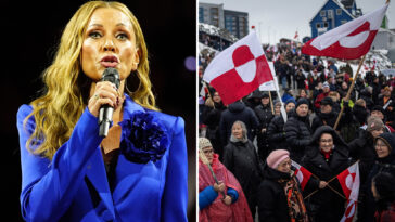 boos-as-anti-trump-protester-interrupts-the-national-anthem-to-yell-‘leave-greenland-alone’