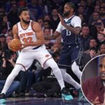 carmelo-anthony-got-an-up-close-look-at-what’s-plaguing-karl-anthony-towns’-knicks-game