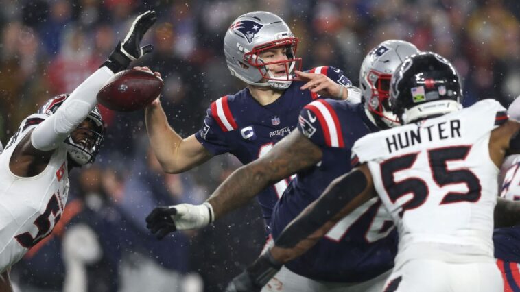 are-drake-maye’s-turnovers-an-issue-for-patriots-against-the-broncos?