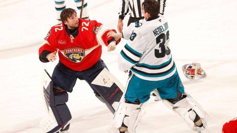 goalies-drop-gloves-in-sharks’-rout-of-panthers