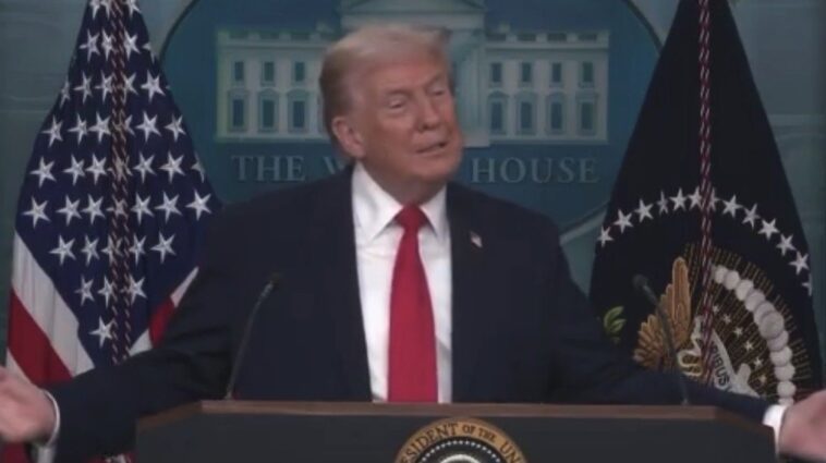 watch:-“deranged-jack-‘sick’-smith,-he’s-a-sick-son-of-a-b*tch”-–-trump-slams-“sick”-jack-smith,-letitia-james,-alvin-bragg,-and-fani-willis-at-white-house-press-briefing