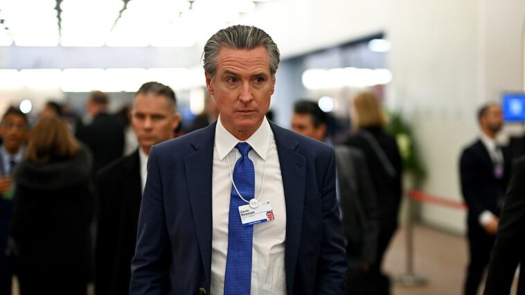 newsom-warns-‘pathetic’-foreign-leaders-to-grow-a-backbone-in-bizarre-takedown-likening-trump-to-a-t.rex