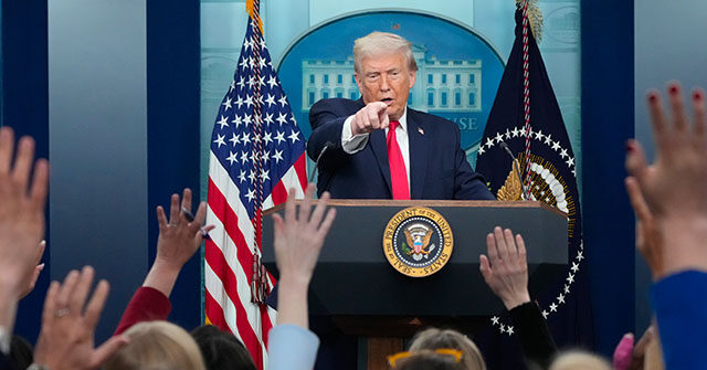 trump’s-white-house-press-briefing-lasted-nearly-two-hours-on-one-year-anniversary-of-second-inauguration