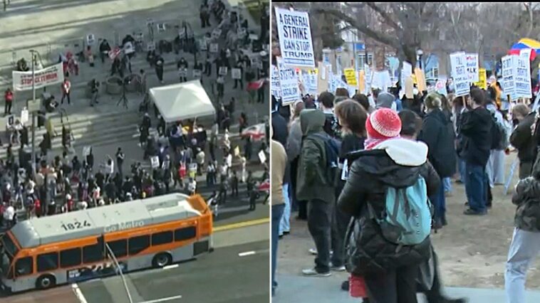 nationwide-walkout-draws-thousands-into-streets-on-anniversary-of-trump’s-inauguration