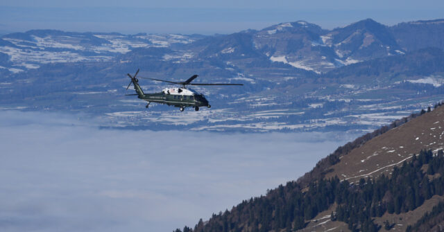 pictures:-president-trump-arrives-at-davos-for-globalist-showdown