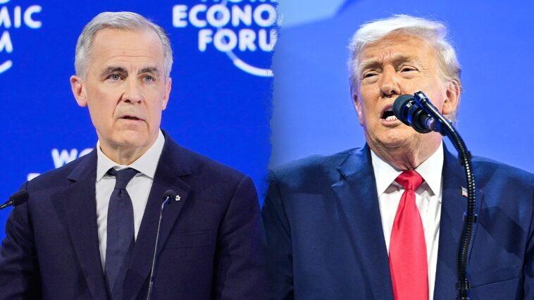 trump-challenges-carney-at-davos,-asserts-canada-should-be-‘grateful’-for-golden-dome-missile-defense