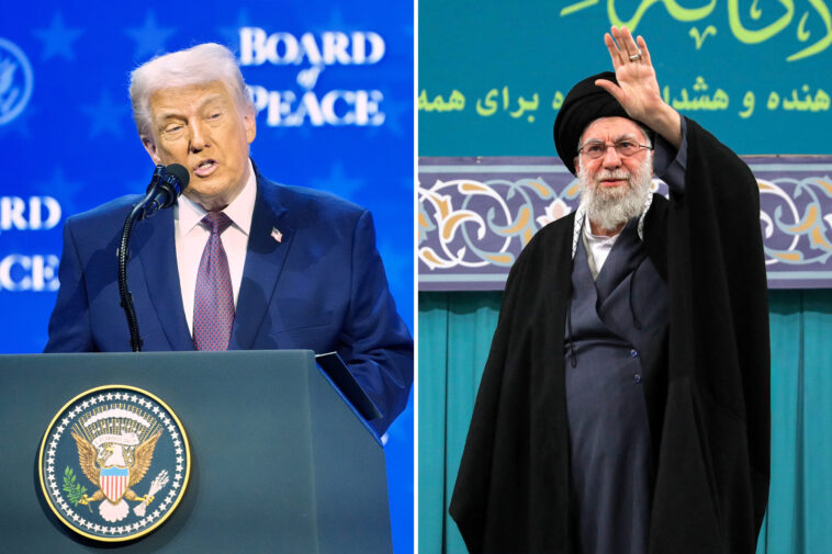 trump-claims-‘iran-wants-to-talk,-and-we’ll-talk’-as-he-rolls-out-board-of-peace