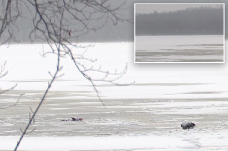 heroic-father-dies-saving-his-son,-6,-after-snowmobile-falls-through-icy-pond-in-upstate-ny