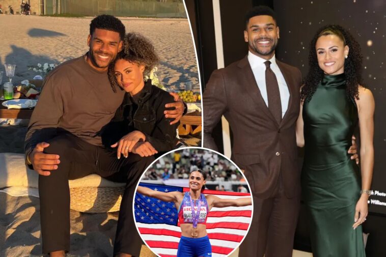 olympic-gold-medalist-sydney-mclaughlin-levrone,-andre-levrone-jr.-expecting-first-child
