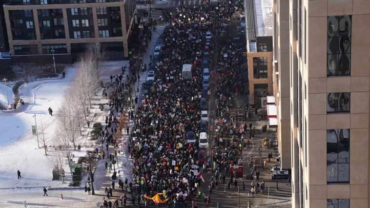 thousands-march-through-minneapolis,-swarm-target-center-demanding-ice-removal-from-minnesota