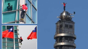 rock-climber-alex-honnold-reaches-top-of-taipei-101-skyscraper-without-ropes-during-netflix’s-‘skyscraper-live’