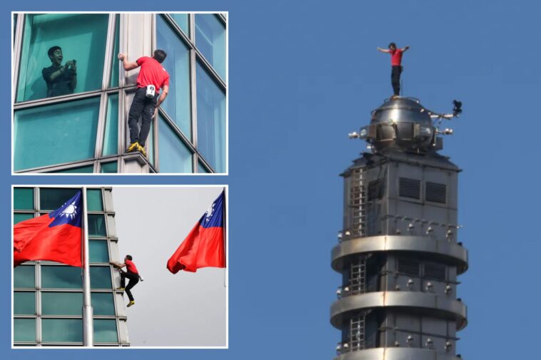 rock-climber-alex-honnold-reaches-top-of-taipei-101-skyscraper-without-ropes-during-netflix’s-‘skyscraper-live’
