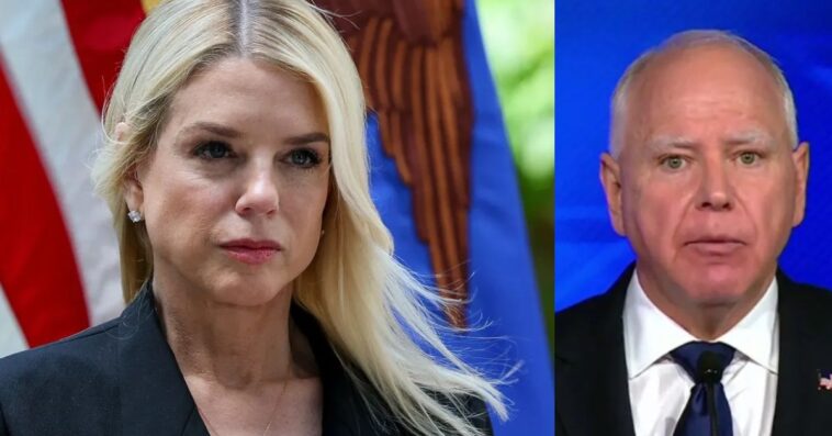 ag-pam-bondi-sends-strongly-worded-letter-to-minnesota-gov.-tim-walz