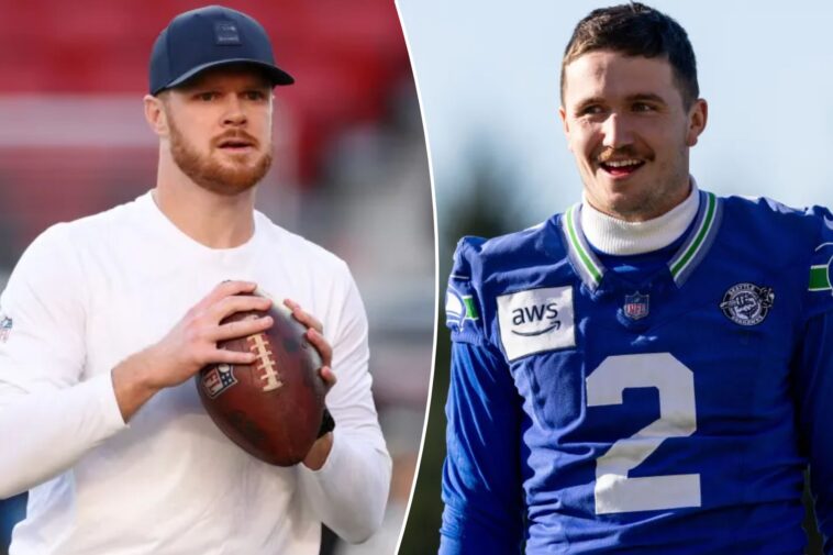 sam-darnold-set-for-nfc-championship-start-despite-injury-after-splitting-reps-with-backup