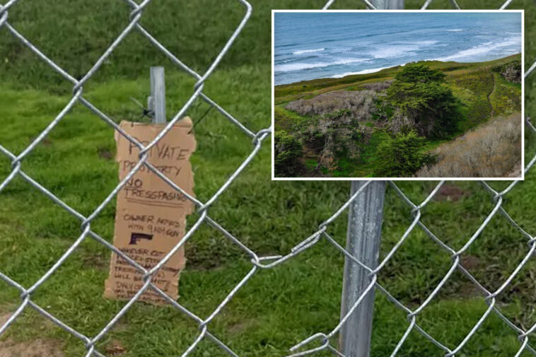 spiteful-bay-area-landowner-builds-fence-to-block-beachgoers-from-public-shoreline,-threatens-to-shoot-‘trespassers’