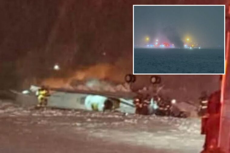 private-plane-carrying-8-passengers-crashes-in-bangor,-maine,-as-winter-storm-fern-batters-state