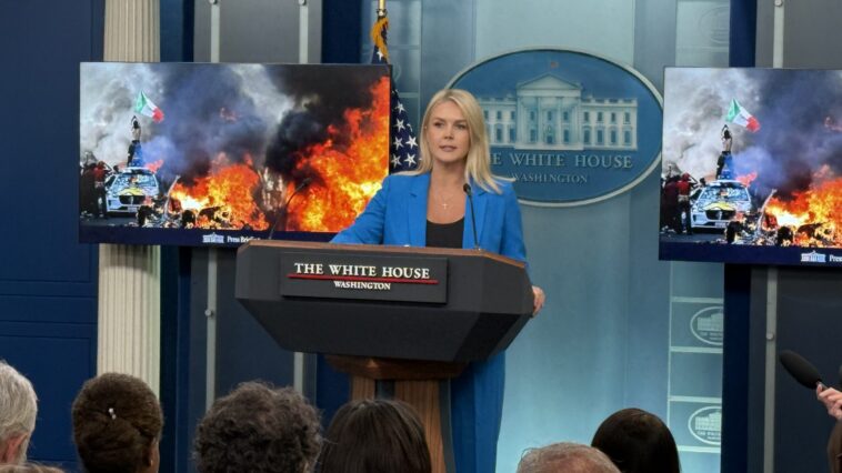 watch-live:-press-sec-karoline-leavitt-delivers-briefing-amid-minnesota-insurrection-–-1-pm-et