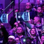 t’wolves-fans-scream-‘f*ck-ice-during-moment-of-silence,-dunk-squad-dons-‘ice-out’-shirts