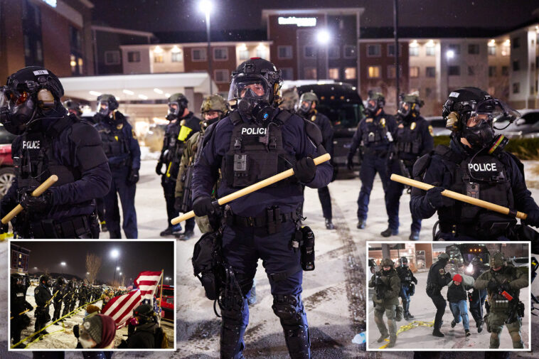 anti-ice-protesters-arrested-outside-minnesota-hotel-as-police-declare-unlawful-assembly:-‘no-longer-peaceful’