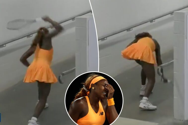 coco-gauff-has-‘private’-meltdown-at-australian-open-—-and-isn’t-happy-there-is-video-of-it