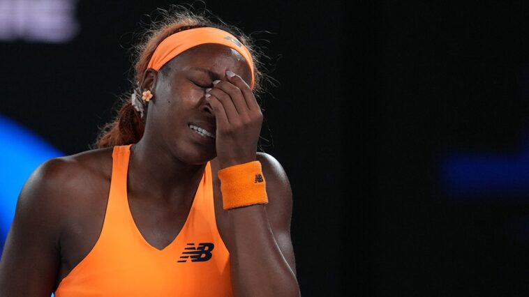 coco-gauff-smashes-racket-following-australian-open-defeat