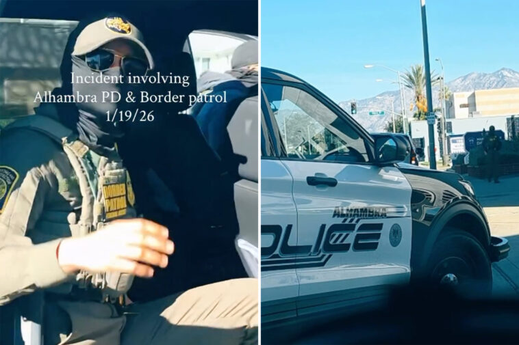 southern-california-city-on-edge-over-viral-video-of-cops-helping-border-patrol-agents,-locals-says