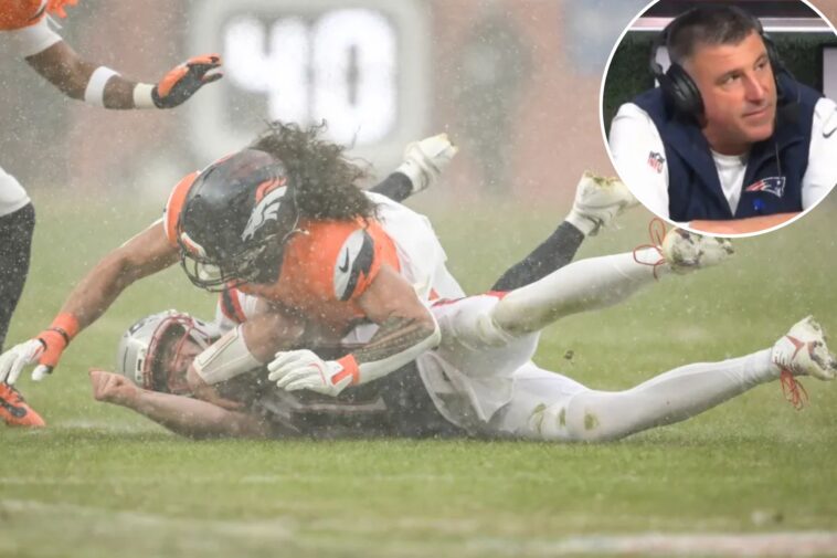 mike-vrabel-gives-cagey-answer-about-potential-drake-maye-injury-as-super-bowl-2026-looms