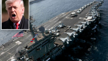 trump’s-‘big-armada’-with-aircraft-carrier-abe-lincoln-arrives-near-iran-—-as-he-warns-tehran-to-cut-deal